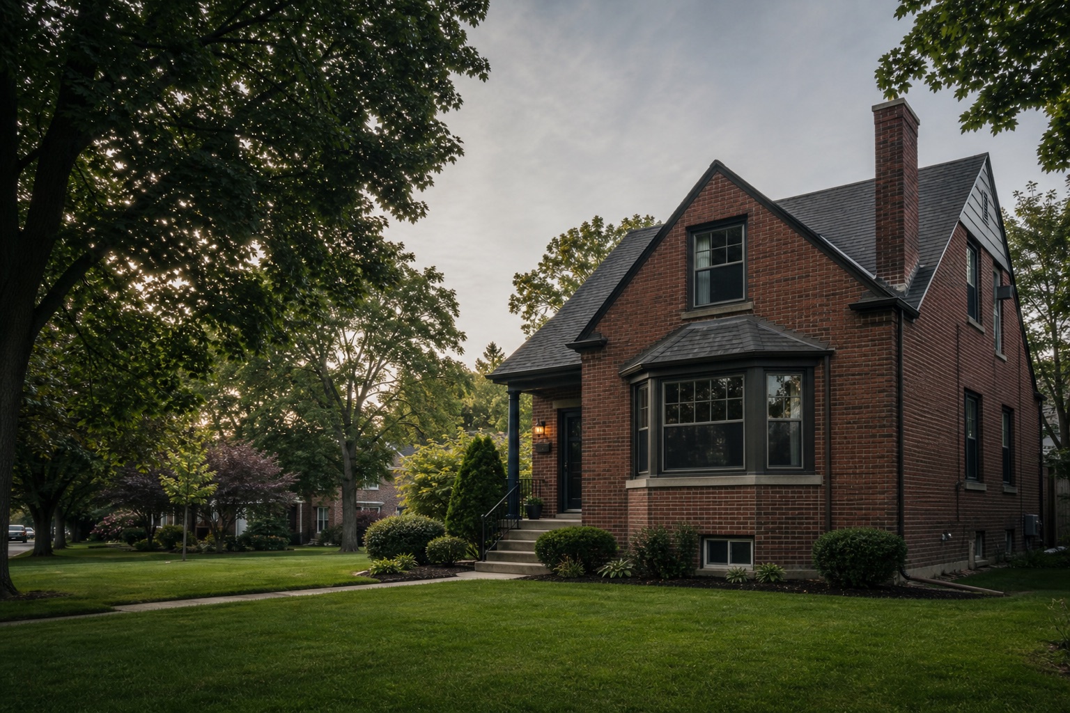 Brick home in a mature Wayne County neighborhood